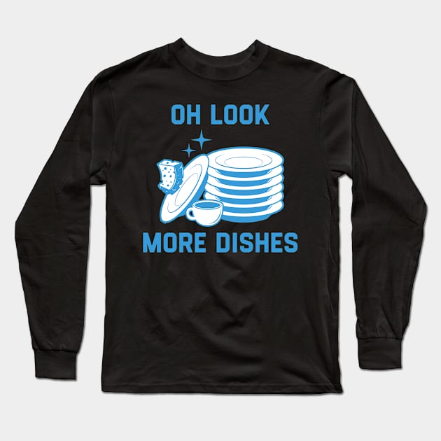 Oh Look More Dishes Long Sleeve T-Shirt by NysdenKati